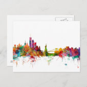 New York Skyline Briefkaart (Voorkant / Achterkant)