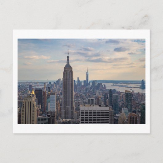 New York Skyline Briefkaart (Voorkant)