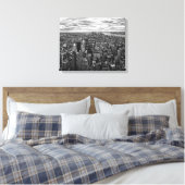 New York Skyline Canvas Afdruk (Insitu (Slaapkamer))