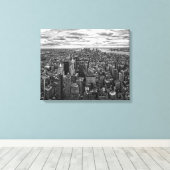 New York Skyline Canvas Afdruk (Insitu (Houten vloer))