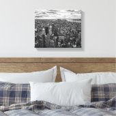 New York Skyline Canvas Afdruk (Insitu (Slaapkamer))