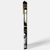 New York Skyline Damask Burnt Vines coque iphone (Verso / Gauche)