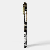 New York Skyline Damask Burnt Vines coque iphone (Verso / Gauche)