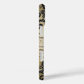 New York Skyline Damask Burnt Vines iPhone Case (Achterkant / Rechts)