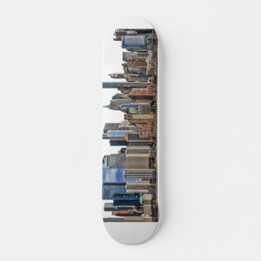 New York Skyline Design Skateboard (Voorkant)