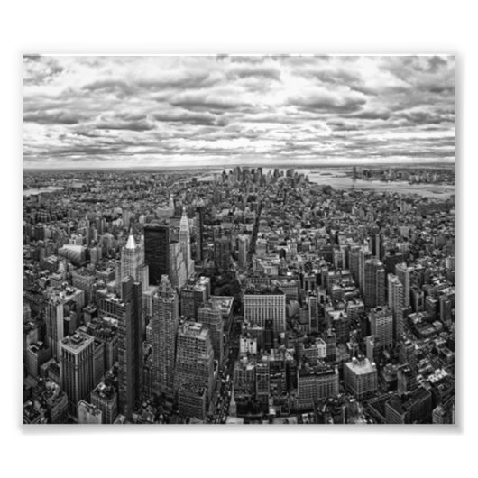 New York Skyline Foto Afdruk (Voorkant)