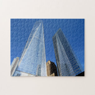 New York Skyline - Freedom Tower - Jigzaag Puzzle Legpuzzel