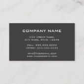 New York Skyline Grijs Moderne Architectuur Visitekaartje (Achterkant)