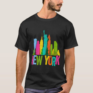 New York Skyline hartslag beeld van de liefde voor T-shirt