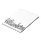 New York skyline inkt notitieblok klein (Gedraaid)