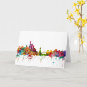 New York Skyline Kaart (Gele Bloem)