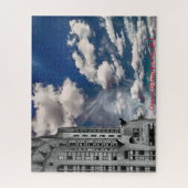 New York Skyline.kerstgroetings Legpuzzel (Verticaal)