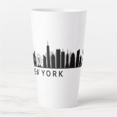 New York Skyline Latte Mok (Voorkant)