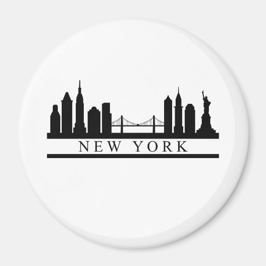 New York Skyline Magneet (Voorkant)
