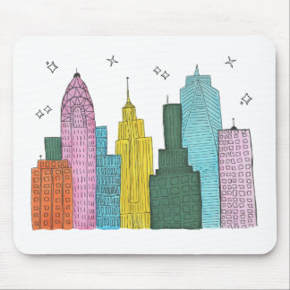 New York Skyline Mousepad Muismat