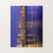 New York Skyline op Sunset Puzzle Legpuzzel (Verticaal)