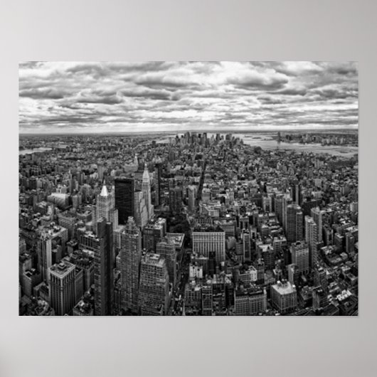 New York Skyline Poster (Voorkant)
