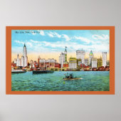 New York Skyline  Poster (Voorkant)