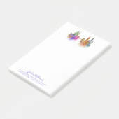 New York Skyline - Regenboog Post-it® Notes (Schuin)