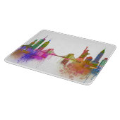 New York Skyline - Regenboog Snijplank (Hoek)