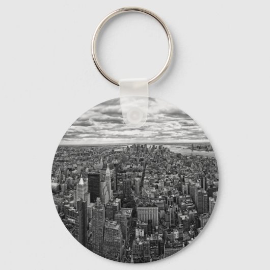 New York Skyline Sleutelhanger (Voorkant)