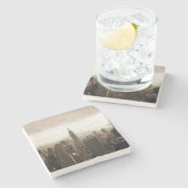 New York skyline Stenen Onderzetter (Zijkant)