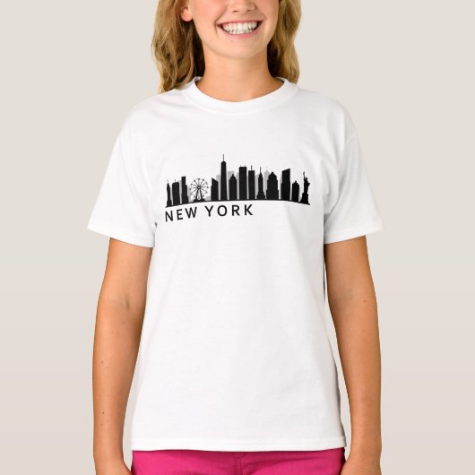 New York Skyline T-shirt (Voorkant)