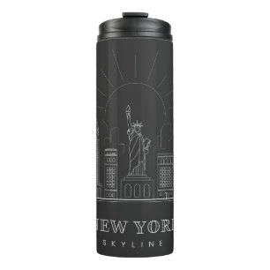 New York skyline Thermal Tumbler Thermosbeker