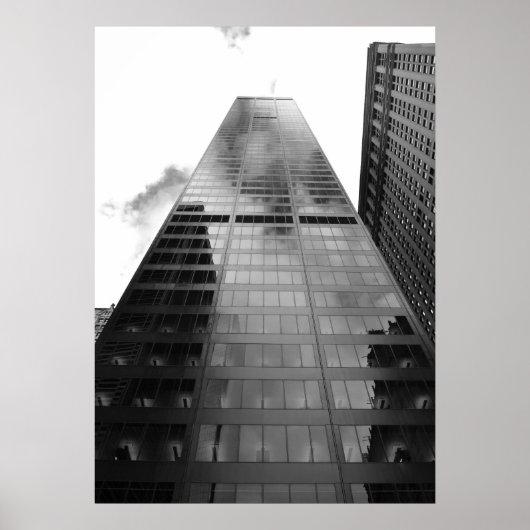 New-York Skyscraper Reflection - Kunstdruk Poster (Voorkant)