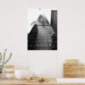 New-York Skyscraper Reflection - Kunstdruk Poster (Keuken)