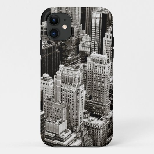 New York Skyscrapers van boven Case-Mate iPhone Case (Achterkant)