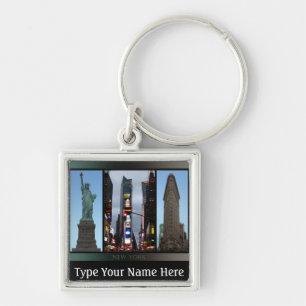 New York Sleutelhanger - Gepersonaliseerd New York