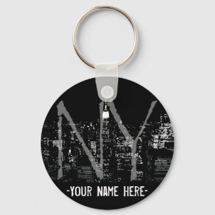 New York Sleutelhanger Gepersonaliseerd New York S