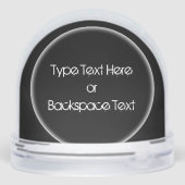 New York Snow Globe Cool Custom NYC Snowglobe (Arrière)