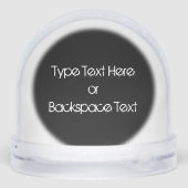 New York Snow Globe Cool Custom NYC Snowglobe (Arrière)