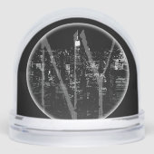 New York Snow Globe Cool Custom NYC Snowglobe Sneeuwbol (Voorkant)