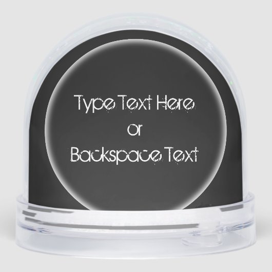 New York Snow Globe Cool Custom NYC Snowglobe Sneeuwbol (Achterkant)