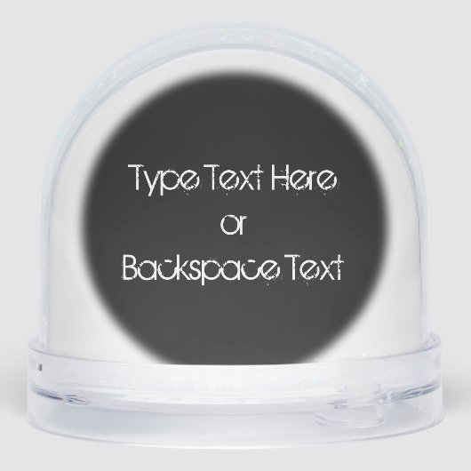 New York Snow Globe Cool Custom NYC Snowglobe Sneeuwbol (Achterkant)