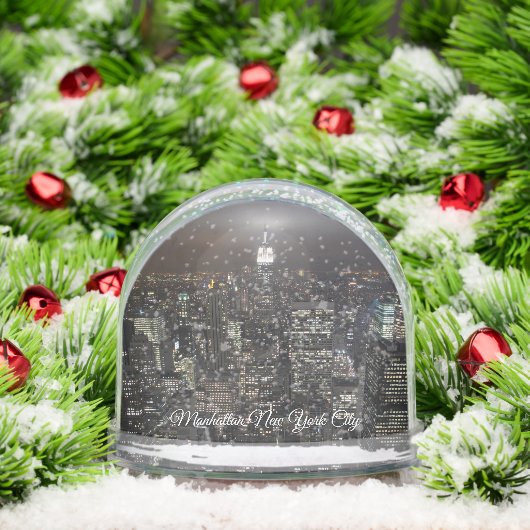 New York Snow Globe Custom NYC Empire Snowglobe Sneeuwbol (Kerstmis)