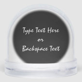 New York Snow Globe Personalized NYC Snowglobe (Arrière)