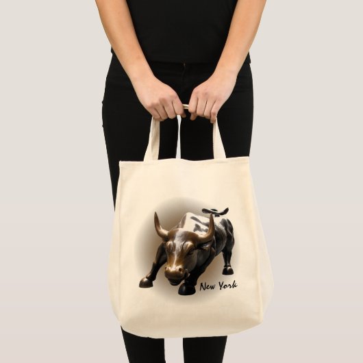 New York Souvenir Canvas tas Bull Landmark Souveni (Voorkant (product))