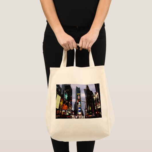New York Souvenir Canvas tas Times Square Souvenir (Voorkant (product))
