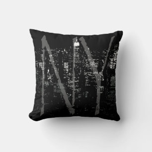 New York Souvenir Coussin NY Cityscape Coussin
