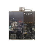 New York Souvenir Flask Empire State NYC Gifts Heupfles (Achterkant)