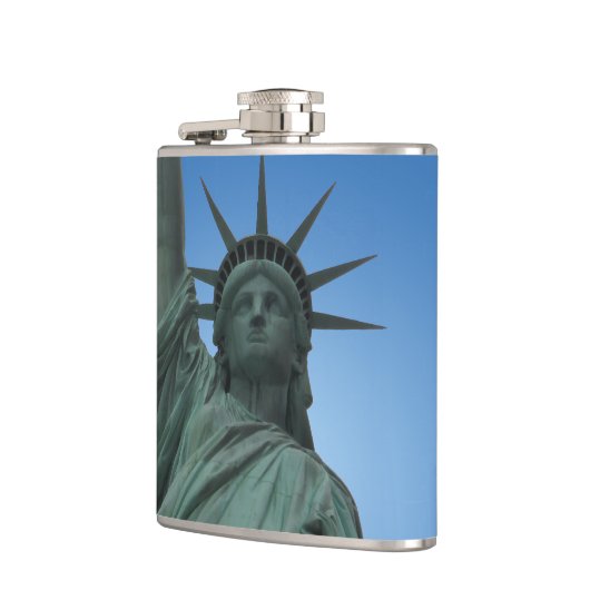 New York Souvenir Flask Statue of Liberty Flask Heupfles (Links)