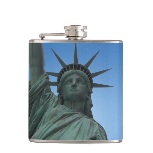 New York Souvenir Flask Statue of Liberty Flask Heupfles (Voorkant)