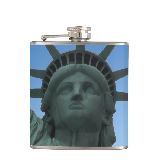 New York Souvenir Flask Statue of Liberty Flask Heupfles (Voorkant)