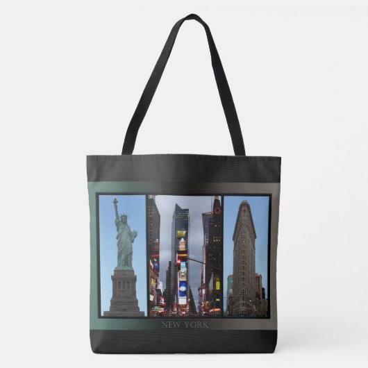 New York Souvenirs NY Canvas tas Landmark Souvenir (Voorkant)