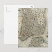 New York stadskaart Briefkaart (Voorkant / Achterkant)