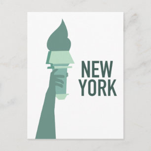 New York Standbeeld van de Vrijheid Briefkaart